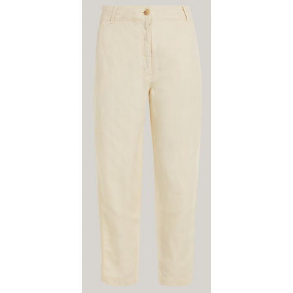 Pantalon Mujer TOMMY HILFIGER Cotton Linen Slim Straight Pant