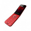 AIWA Telefono Movil Basico de Tapa FP-24RD Rojo