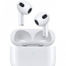 Apple Auriculares Intrauditivo Airpods 3º Generacion con Estuche Carga Lightning Blanco MPNY3TY/A  APPLE