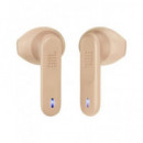 JBL Auricular BLUETOOTH Wave Flex Tws Beige Manos Libres,con Estuche de Carga 32H