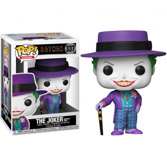 FUNKO Pop Dc Comics Batman 1989 Joker With Hat Chase