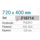 Fregadero Acero Inox Serie Berlín 72x40 Cm