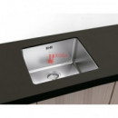 Fregadero Acero Inox Serie Berlín 72x40 Cm