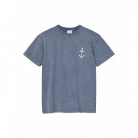 Camisetas Hombre Camiseta LA PAZ Dantas Blue Oceana