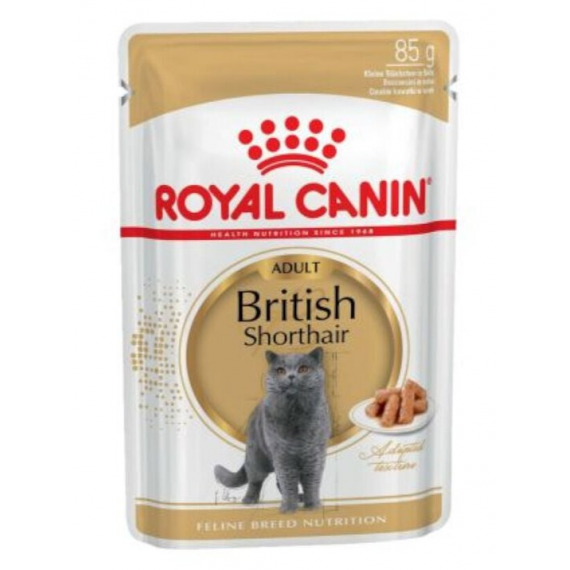 ROYAL CANIN Gato Adulto British Salsa Pouch 85 Gr