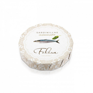 Sardinillas con Pimientos del Padrón  FELISA GOURMET
