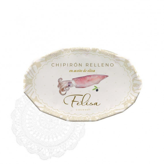Chipirón Relleno en Aceite de Oliva 110GR  FELISA GOURMET
