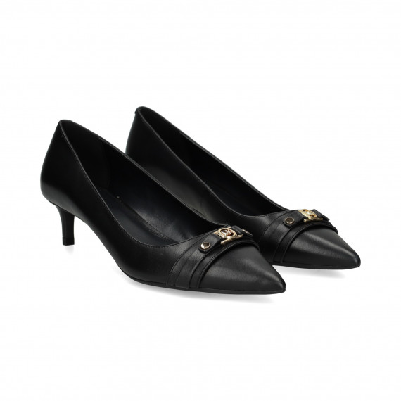 Salon Aplique Piel Negro  MICHAEL KORS