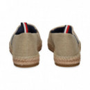 Alpargata Textil+ante Beige  TOMMY HILFIGER