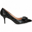 Salon Lazo Reptil Negro  LOVE MOSCHINO