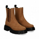 Botin Logo Lateral ante Cuero  LOVE MOSCHINO