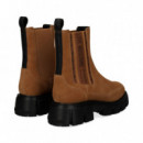 Botin Logo Lateral ante Cuero  LOVE MOSCHINO