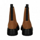 Botin Logo Lateral ante Cuero  LOVE MOSCHINO