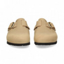 Zueco Hebilla Big Piel Cuero  BIRKENSTOCK