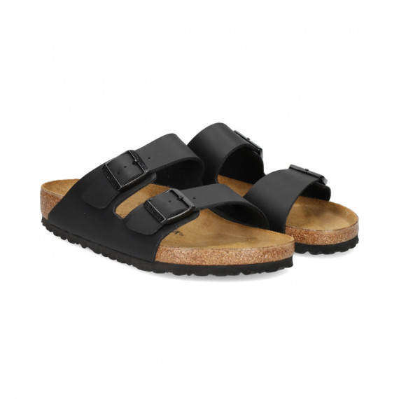Pala 2 Hebillas Birko Flor Negro  BIRKENSTOCK