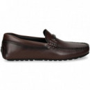 Conductor Eslabon Piel Moka  HUGO BOSS