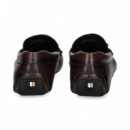 Conductor Eslabon Piel Moka  HUGO BOSS