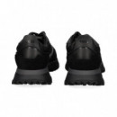 Deportivo Ante+nylon Todo Negro  HUGO BOSS