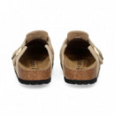Zueco Hebilla ante Beige  BIRKENSTOCK
