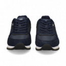 Deportivo Ante+nylon Azul  HUGO BOSS