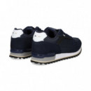 Deportivo Ante+nylon Azul  HUGO BOSS