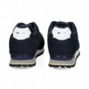 Deportivo Ante+nylon Azul  HUGO BOSS