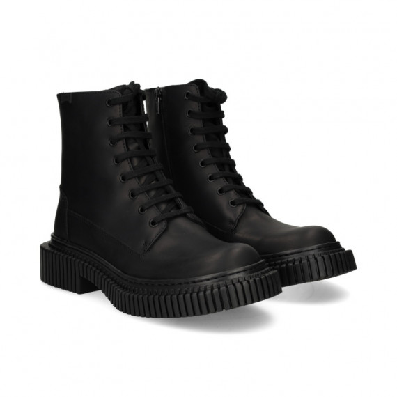 Botin Piel Negro  CAMPER