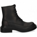 Botin Piel Negro  CAMPER