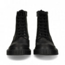 Botin Piel Negro  CAMPER