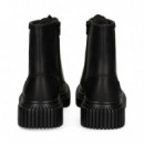 Botin Piel Negro  CAMPER