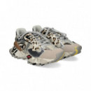 Deportivo Leopardo+lentejuelas Plata  EXE