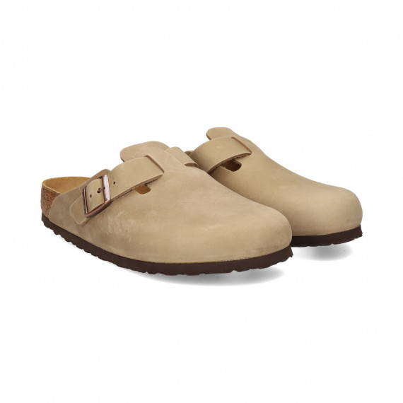 Zueco Hebilla Grass Cuero  BIRKENSTOCK