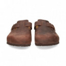 Zueco Hebilla Grass Marron  BIRKENSTOCK