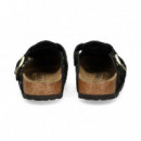 Zueco Hebilla+tachas ante Negro  BIRKENSTOCK