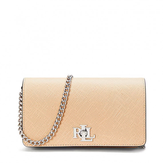 Bandolera Cruzada de Piel con Textura  RALPH LAUREN BAGS