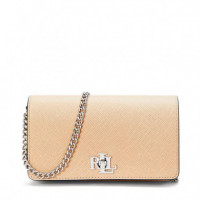 Bandolera Cruzada de Piel con Textura  RALPH LAUREN BAGS