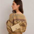 Bandolera Cruzada de Piel con Textura  RALPH LAUREN BAGS