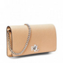 Bandolera Cruzada de Piel con Textura  RALPH LAUREN BAGS