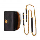 Bolso Cruzado de Piel con Textura  RALPH LAUREN BAGS