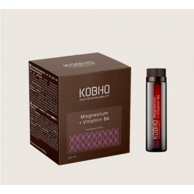 Kobho Magnesium + Vitamina B6 20 Viales  KOBHO LABS