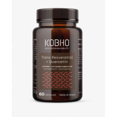 Kobho Trans Resveratrol + Quercetina 60CAPS  KOBHO LABS
