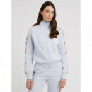 Sudadera Banda con Logo Lateral de GUESS