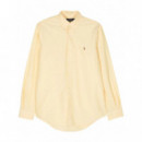 Polo RALPH LAUREN - Cubdppcs-long Sleeve-sport Shirt - Yellow Oxford - 710805562003/YELLOW Oxford