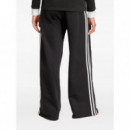 ADIDAS ORIGINALS - 3S Wide Sweatpt - Black White - JV7473/BLACK White