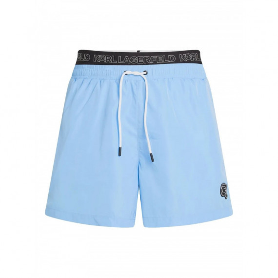KARL LAGERFELD - Ikon Elastic Boardshorts - 1WH - A1M46058/1WH