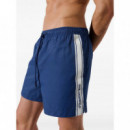 KARL LAGERFELD - Elongated Logo Boardshorts - 1WN - A3M46002/1WN