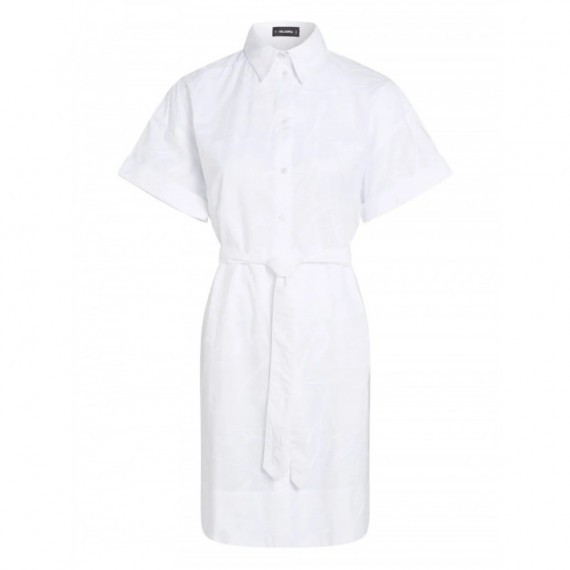 KARL LAGERFELD - Embroidery Shirt Dress - 2CR - A3W13046/2CR