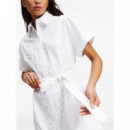 KARL LAGERFELD - Embroidery Shirt Dress - 2CR - A3W13046/2CR