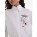 KARL LAGERFELD - Karl Series Poplin Shirt - 100 - A3W11040/100