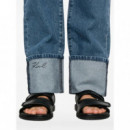 KARL LAGERFELD - Cuffed Straight Denim Pants - D31 - A3W10017/D31